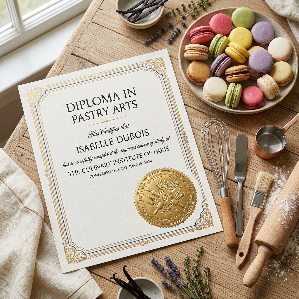Indian woman measuring flour carefully during her first baking lesson — beginner baking course