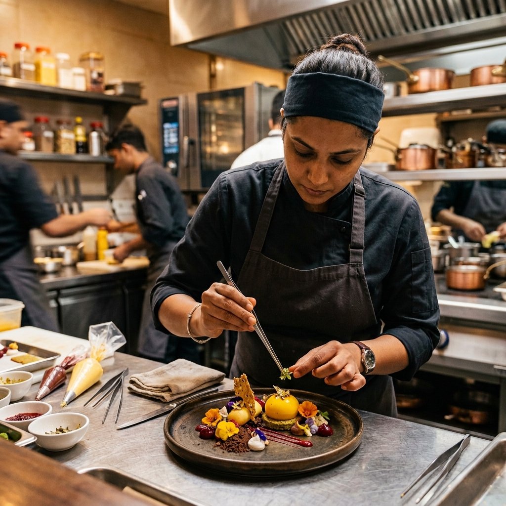 Professional baker after completing diploma course